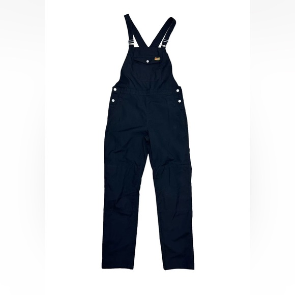 Fjallraven Womens Vardag Dungaree Trousers Black S Overalls Light stretch - Picture 2 of 10